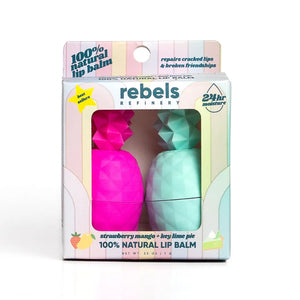 Rebels Refinery - 2 Pack Pineapple Lip Balm NEW!