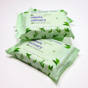 Rebels Refinery - Face & Body Wipes - Biodegradable NEW!