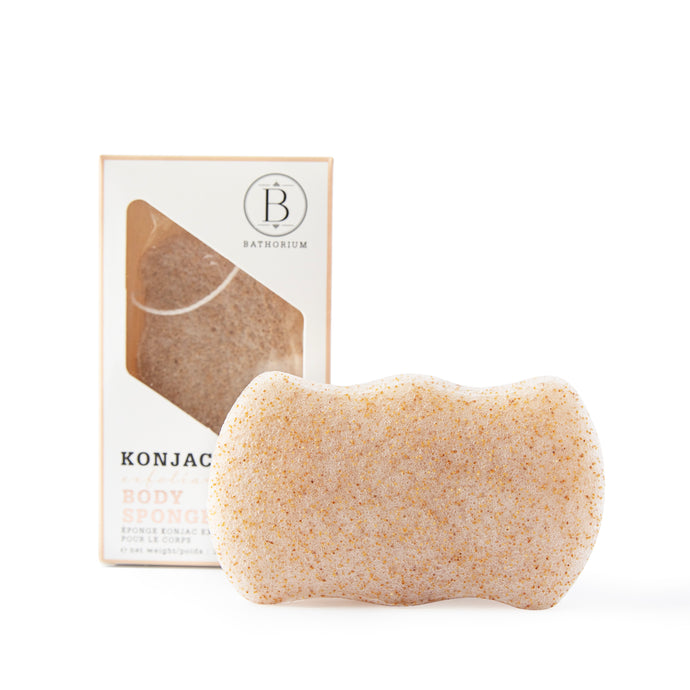 Bathorium - Konjac Walnut Exfoliating Body Sponge