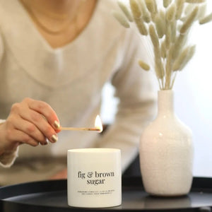 Terradomi - Fig + Brown Sugar Soy Candle NEW!