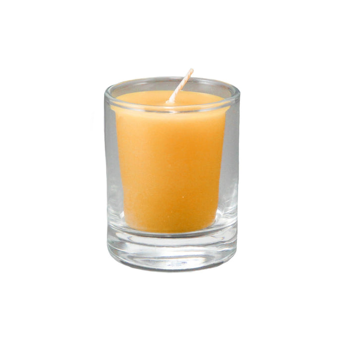 Honey Candles - Clear Glass Votive Cup