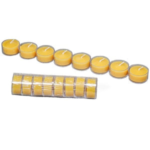 Honey Candles - Beeswax Tealight Candles - Roll of 8