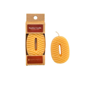 Honey Candles - Beeswax Number Party Candles