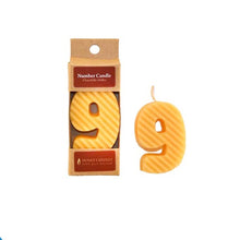 Honey Candles - Beeswax Number Party Candles