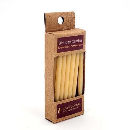 Honey Candles - Beeswax Birthday Candles