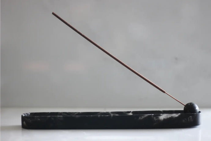 Incense Holder - Marble Finish Long