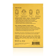 Orgaid Vitamin C & Revitalizing Organic Sheet Mask