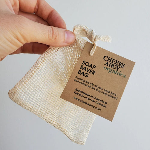 Cheeks Ahoy - Organic Cotton Soap Saver Bag