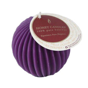 Honey Candles - Fluted Sphere Candle NEW!