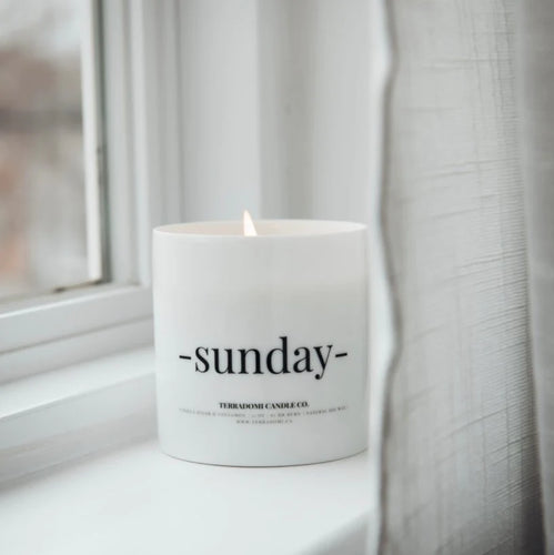 Terradomi - SUNDAY Soy Candle Vanilla Sugar + Cinnamon