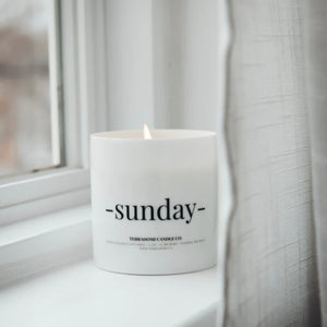 Terradomi - SUNDAY Soy Candle Vanilla Sugar + Cinnamon