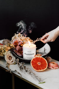 Terradomi - #HAUTEMESS Soy Candle - Jasmine Petals + Citrus