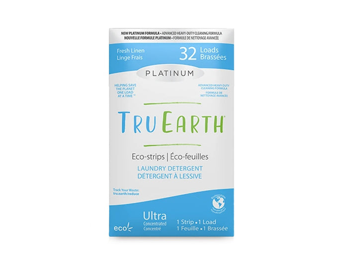 Tru Earth - PLATINUM Eco-strips Laundry Detergent (Fresh Linen)