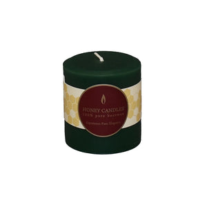 Honey Candles - Beeswax Round Pillars NEW COLOURS!
