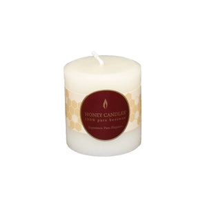 Honey Candles - Beeswax Round Pillars